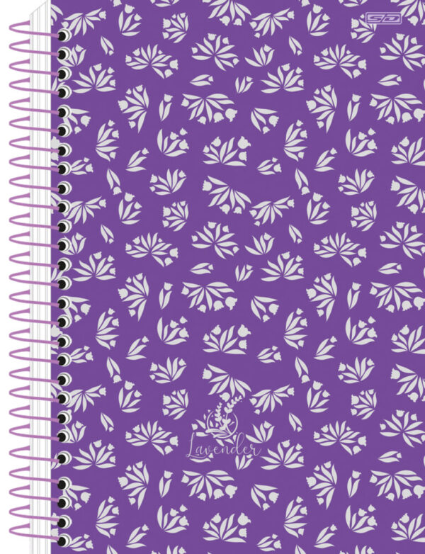 Caderneta Lavender 80 Folhas 101mm x 150mm - São Domingos