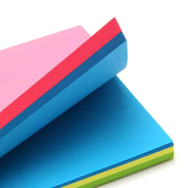 Bloco Adesivo Post-it c/ 4 Cores Neon 76x101mm - Adelbras - Image 3