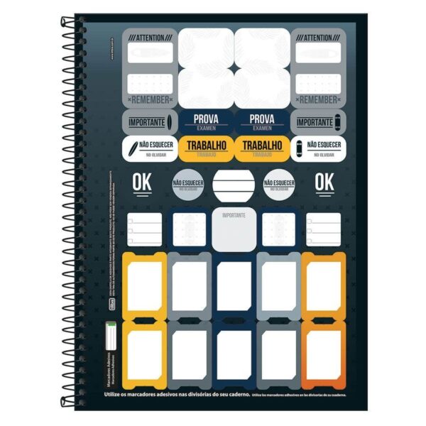 Caderno 16 Matérias 256 folhas - Sunset - Tilibra - Image 2